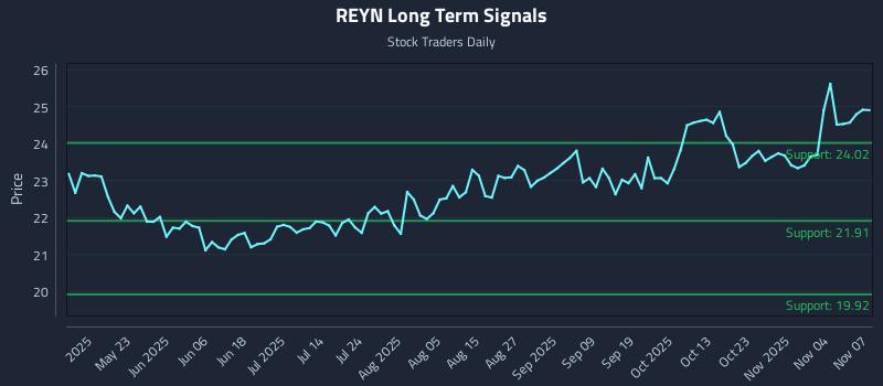REYN Long Term Analysis for November 8 2025 REYN Long Term Analysis for November 8 2025