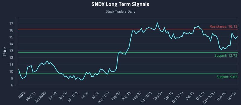 SNDX Long Term Analysis for November 8 2025