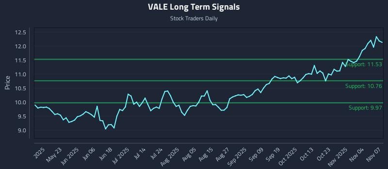 VALE Long Term Analysis for November 9 2025
