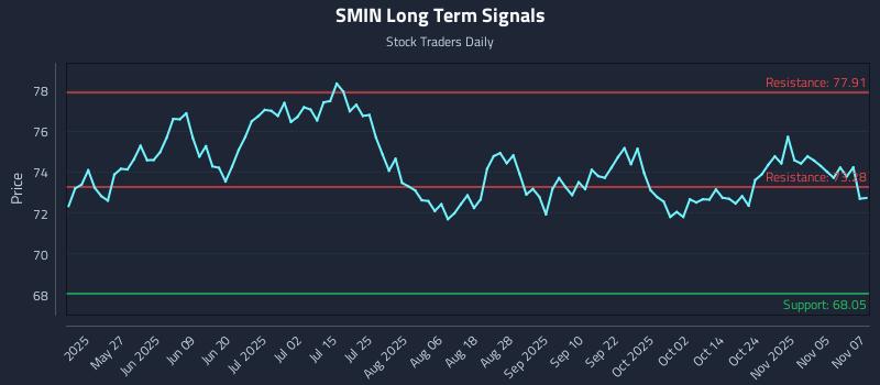 SMIN Long Term Analysis for November 10 2025 SMIN Long Term Analysis for November 10 2025