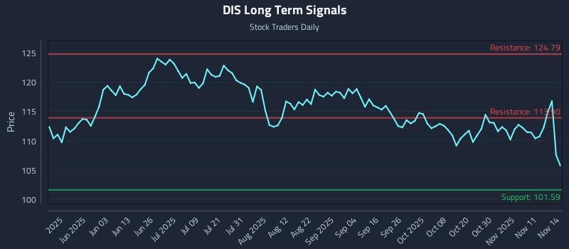 DIS Long Term Analysis for November 14 2025