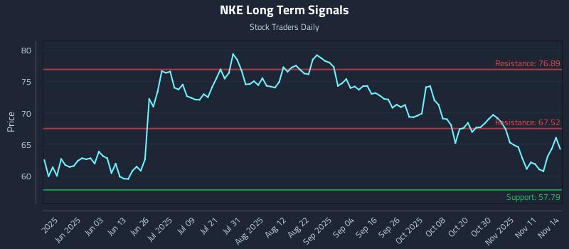 NKE Long Term Analysis for November 14 2025 NKE Long Term Analysis for November 14 2025