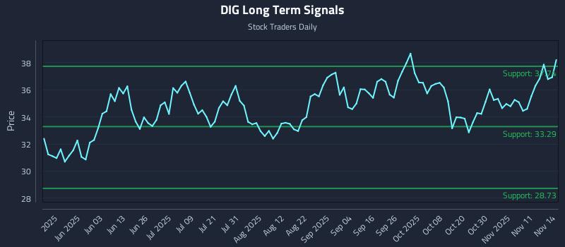 DIG Long Term Analysis for November 14 2025 DIG Long Term Analysis for November 14 2025