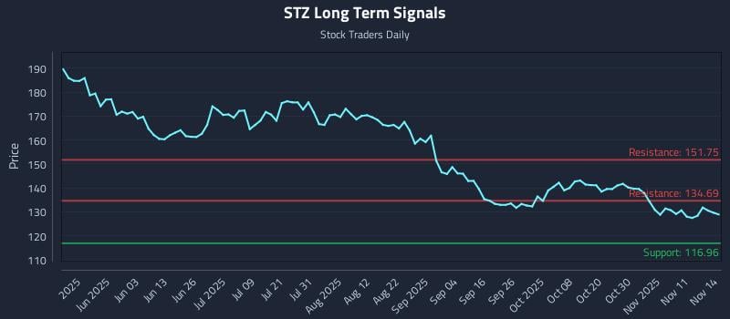 STZ Long Term Analysis for November 15 2025 STZ Long Term Analysis for November 15 2025