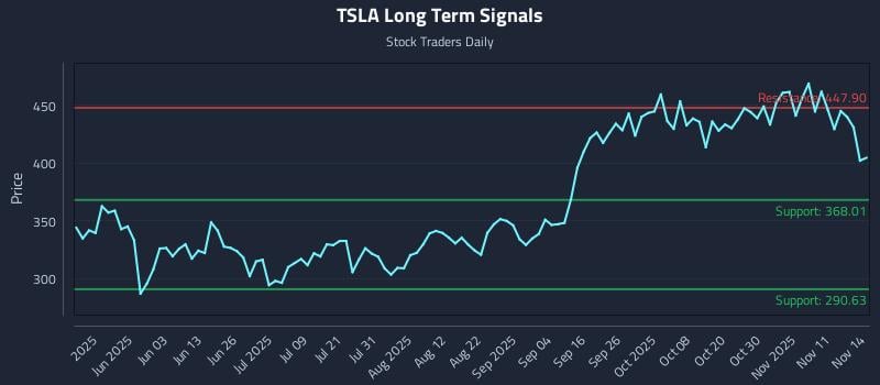 TSLA Long Term Analysis for November 15 2025