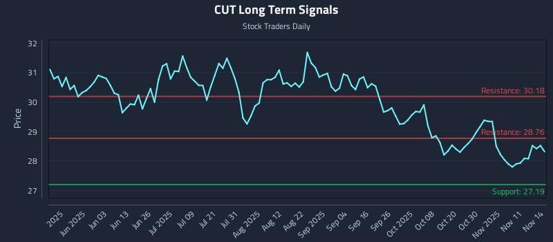 CUT Long Term Analysis for November 16 2025 CUT Long Term Analysis for November 16 2025