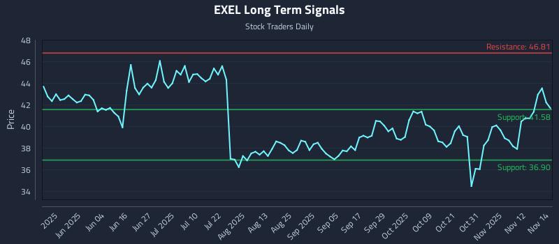 EXEL Long Term Analysis for November 17 2025 EXEL Long Term Analysis for November 17 2025