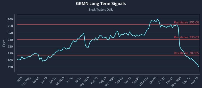GRMN Long Term Analysis for November 17 2025