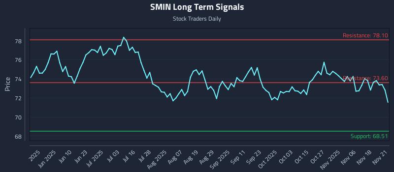 SMIN Long Term Analysis for November 21 2025 SMIN Long Term Analysis for November 21 2025