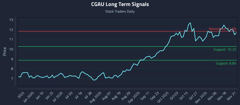 CGAU Long Term Analysis for November 21 2025