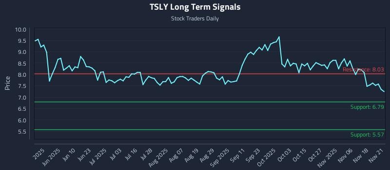 TSLY Long Term Analysis for November 21 2025
