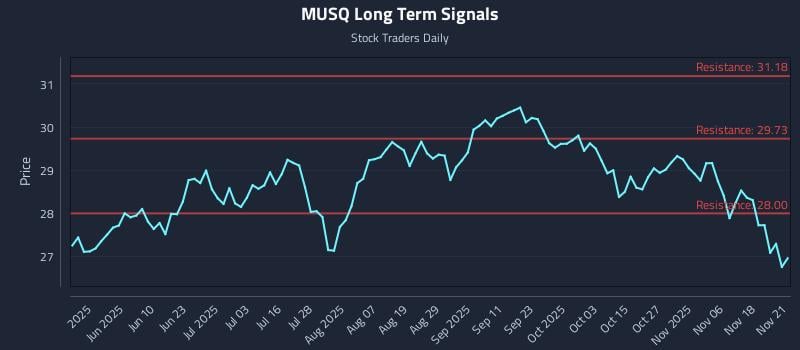 MUSQ Long Term Analysis for November 22 2025 MUSQ Long Term Analysis for November 22 2025