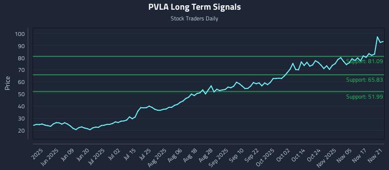 PVLA Long Term Analysis for November 23 2025 PVLA Long Term Analysis for November 23 2025