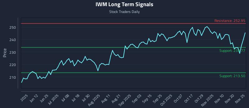 IWM Long Term Analysis for November 25 2025