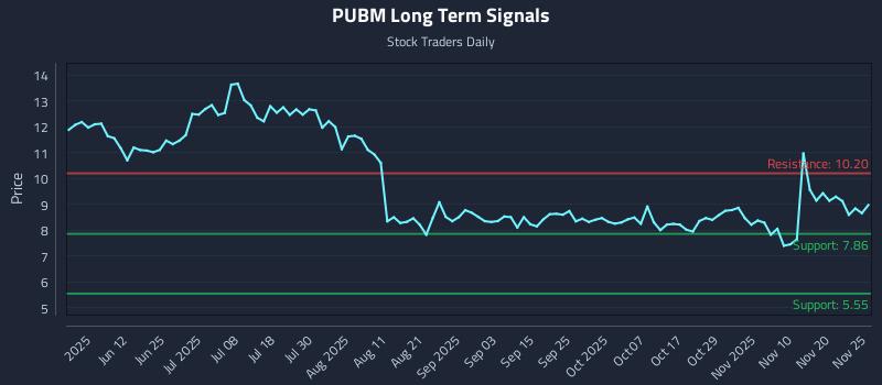 PUBM Long Term Analysis for November 26 2025