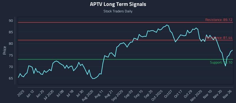 APTV Long Term Analysis for November 26 2025