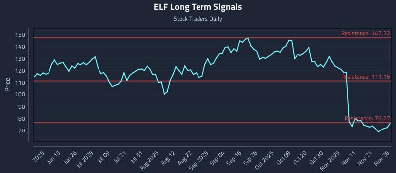 ELF Long Term Analysis for November 28 2025