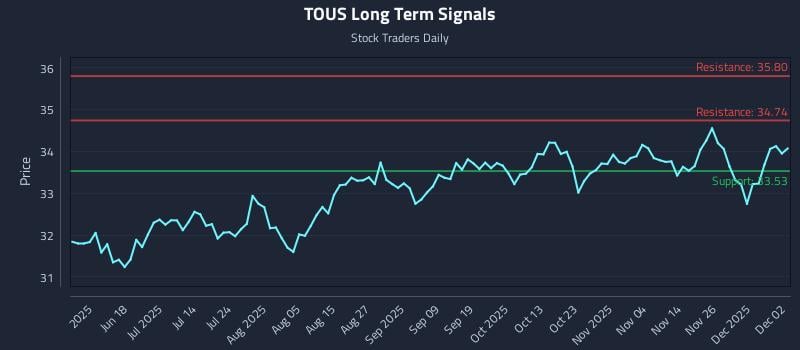 TOUS Long Term Analysis for December 3 2025 TOUS Long Term Analysis for December 3 2025
