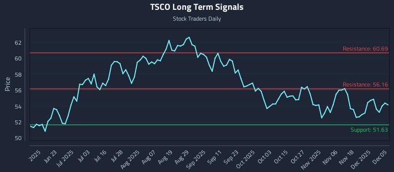 TSCO Long Term Analysis for December 7 2025