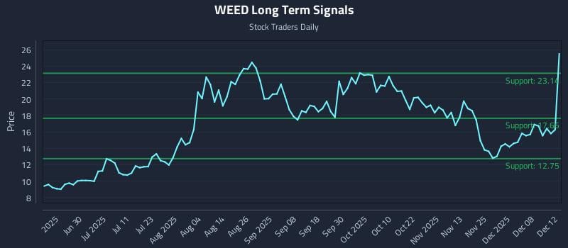 WEED Long Term Analysis for December 13 2025 WEED Long Term Analysis for December 13 2025