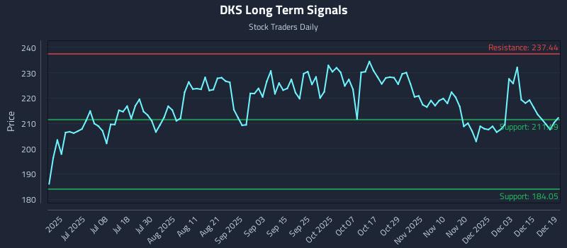 DKS Long Term Analysis for December 19 2025