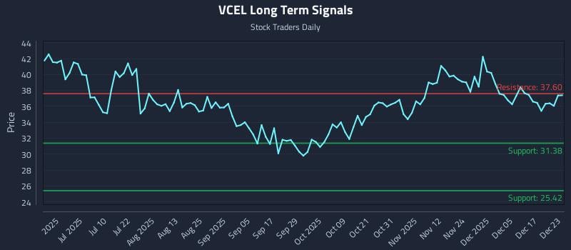 VCEL Long Term Analysis for December 23 2025 VCEL Long Term Analysis for December 23 2025
