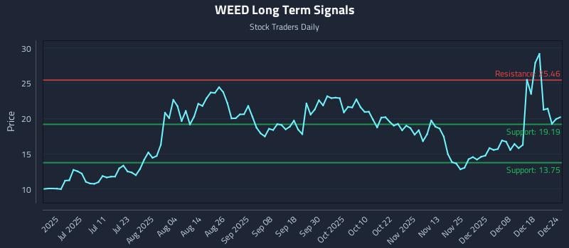 WEED Long Term Analysis for December 24 2025