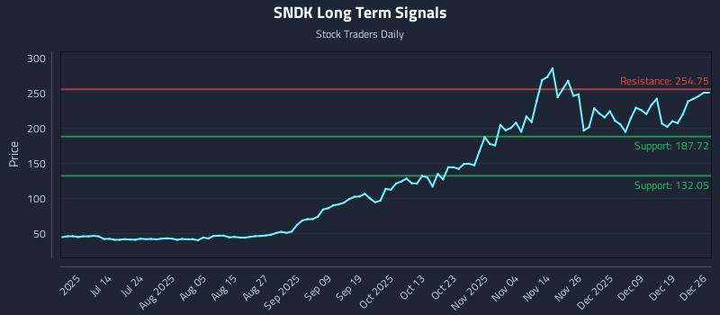 SNDK Long Term Analysis for December 28 2025