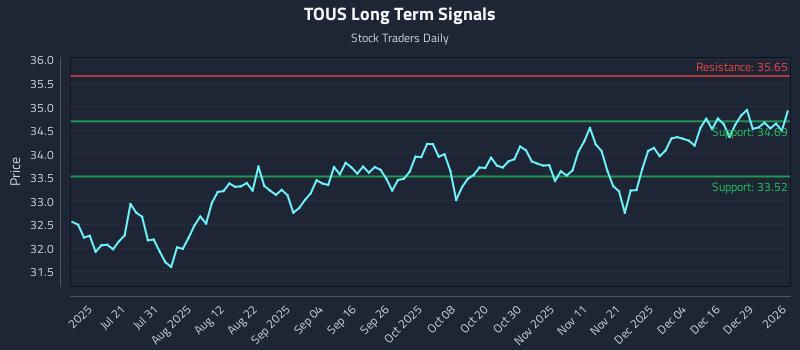 TOUS Long Term Analysis for January 5 2026