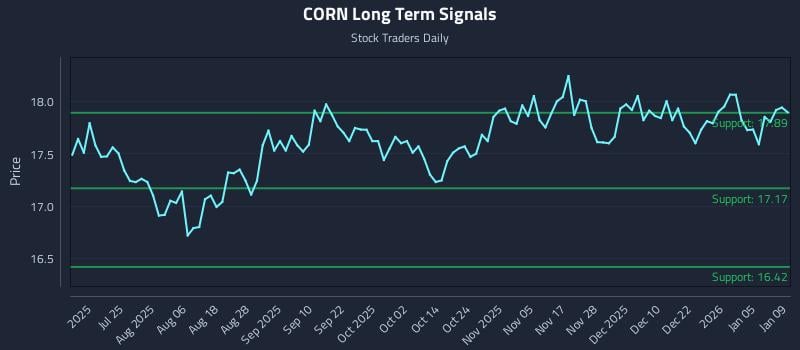 CORN Long Term Analysis for January 10 2026