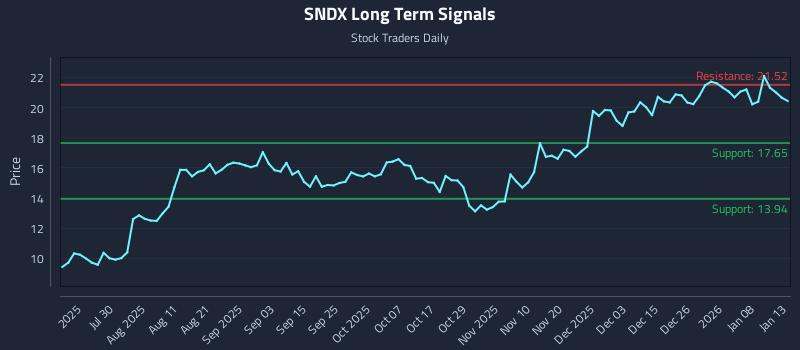 SNDX Long Term Analysis for January 14 2026 SNDX Long Term Analysis for January 14 2026