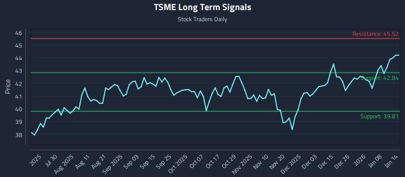 TSME Long Term Analysis for January 14 2026 TSME Long Term Analysis for January 14 2026
