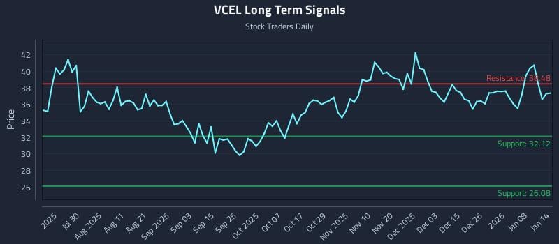 VCEL Long Term Analysis for January 14 2026