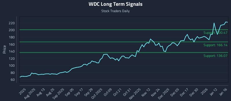WDC Long Term Analysis for January 19 2026 WDC Long Term Analysis for January 19 2026