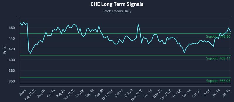 CHE Long Term Analysis for January 20 2026 CHE Long Term Analysis for January 20 2026