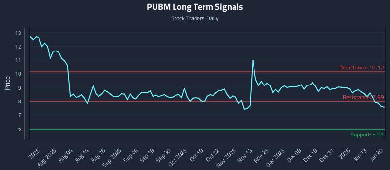 PUBM Long Term Analysis for January 20 2026