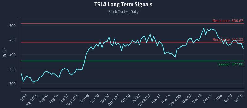 TSLA Long Term Analysis for January 20 2026