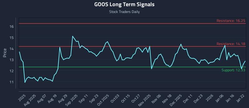 GOOS Long Term Analysis for January 23 2026