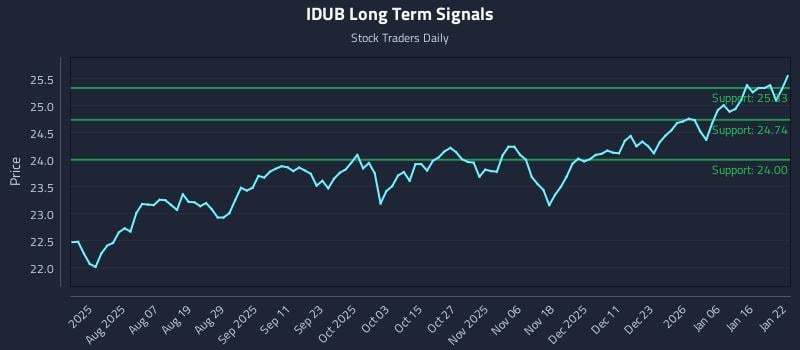IDUB Long Term Analysis for January 23 2026
