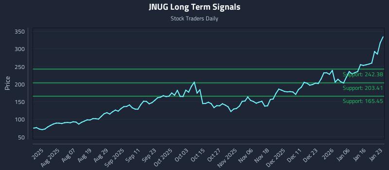JNUG Long Term Analysis for January 23 2026 JNUG Long Term Analysis for January 23 2026