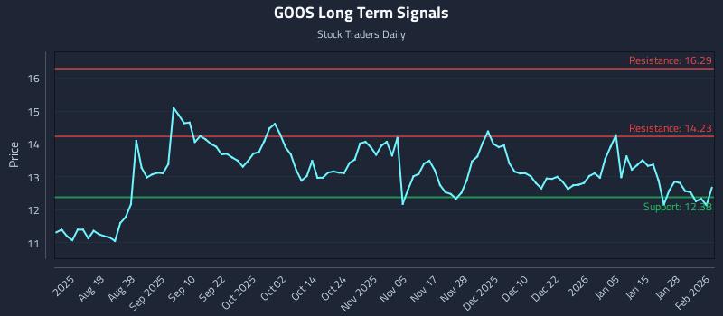 GOOS Long Term Analysis for February 3 2026