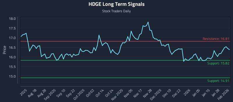 HDGE Long Term Analysis for February 3 2026