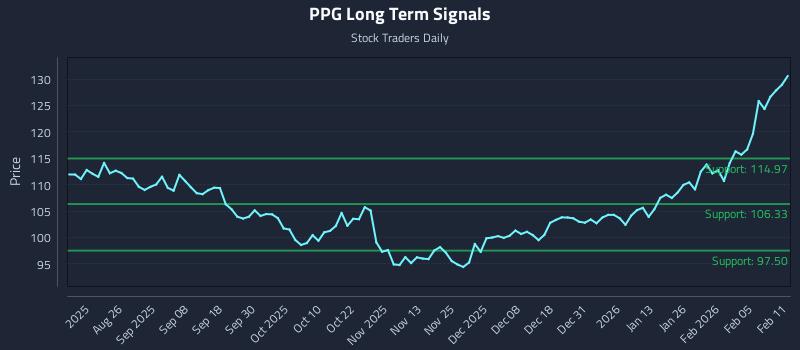 PPG Long Term Analysis for February 11 2026