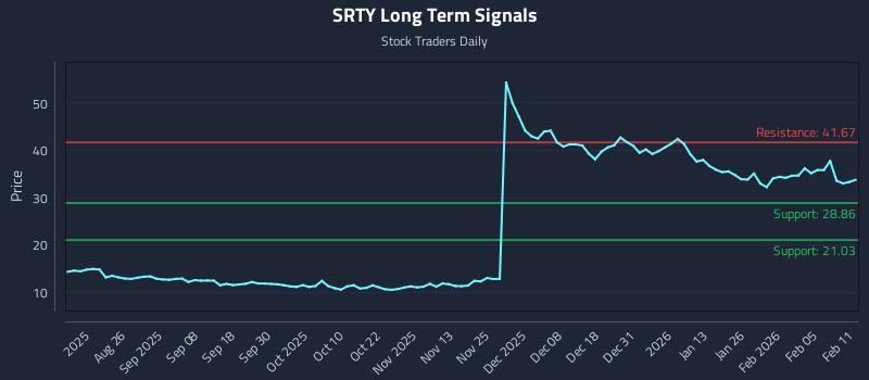 SRTY Long Term Analysis for February 11 2026