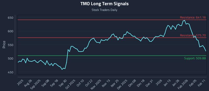 TMO Long Term Analysis for February 11 2026 TMO Long Term Analysis for February 11 2026