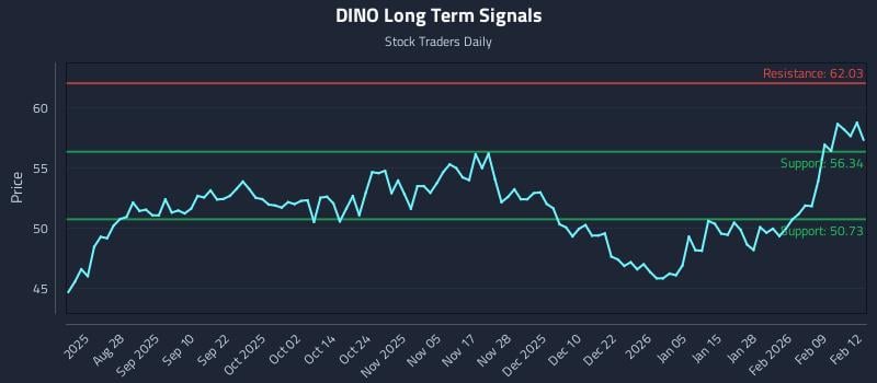 DINO Long Term Analysis for February 13 2026