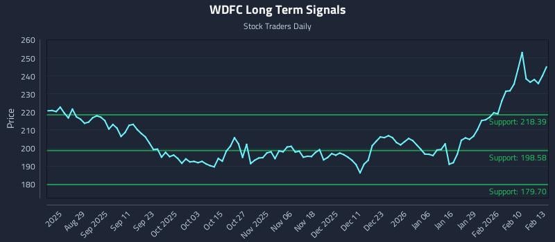 WDFC Long Term Analysis for February 17 2026