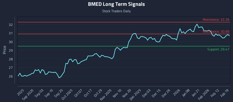 BMED Long Term Analysis for February 19 2026 BMED Long Term Analysis for February 19 2026