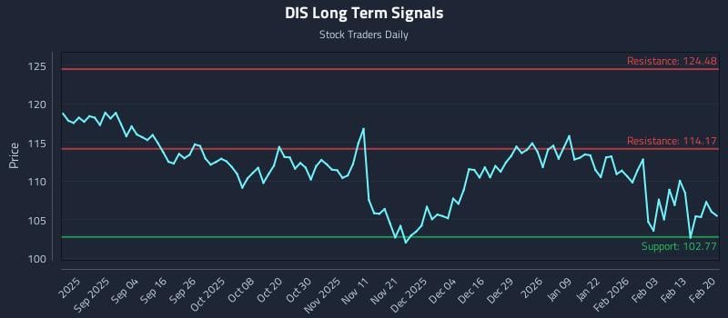 DIS Long Term Analysis for February 22 2026 DIS Long Term Analysis for February 22 2026