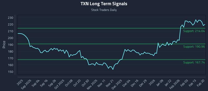 TXN Long Term Analysis for February 22 2026